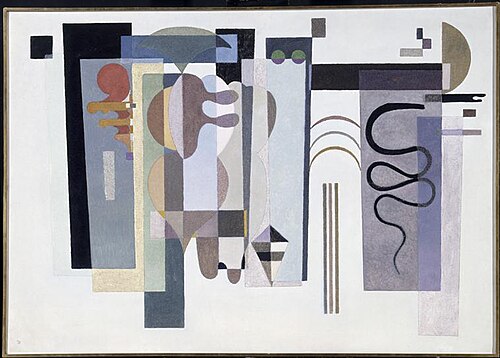 Deux points verts, 1935, Vassily Kandinsky