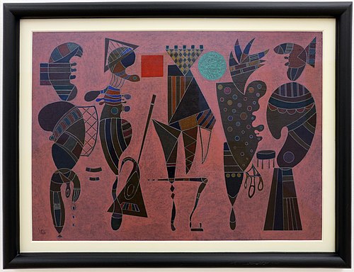 Cercle et Carré, 1943, Vassily Kandinsky