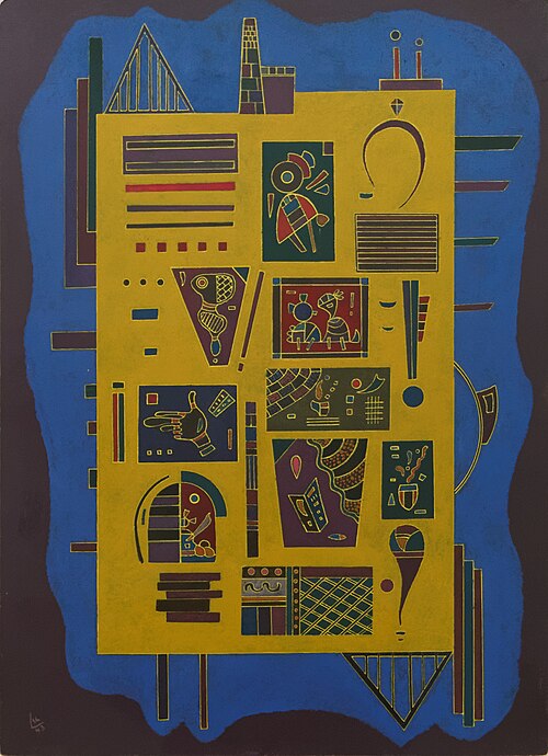 Un conglomérat, 1943, Vassily Kandinsky
