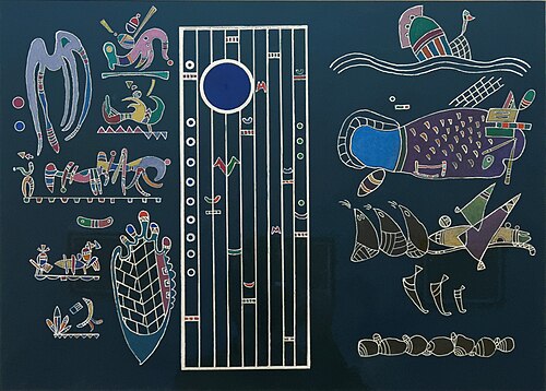 Sans titre, 1944, Vassily Kandinsky
