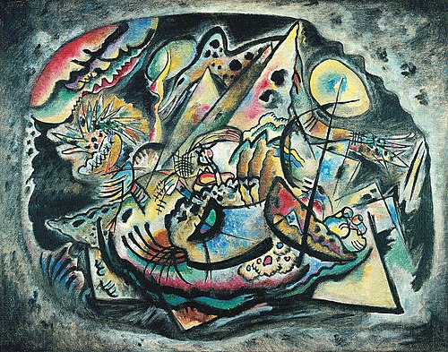 Ovale gris, 1917, Vassily Kandinsky