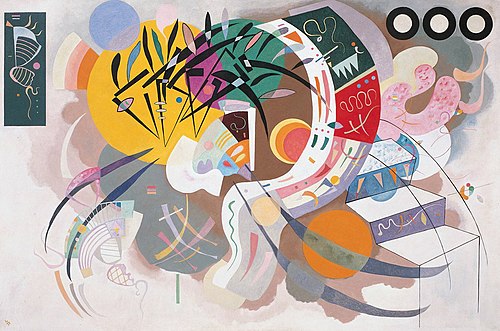 Courbe dominante, 1936, Vassily Kandinsky