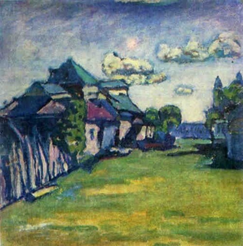 Moscow Environs, 1908, Wassily Kandinsky