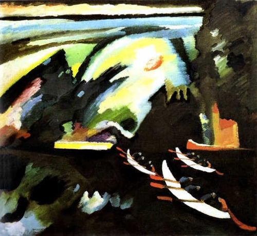 Lake, 1910, Wassily Kandinsky