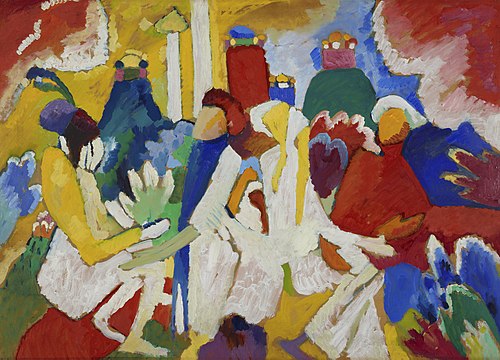 Oriental, 1909, Vassily Kandinsky