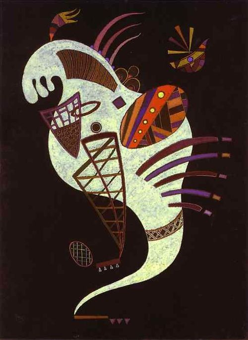 Figure blanche, 1943, Vassily Kandinsky