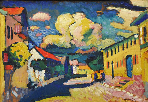 Murnau, A Village Street, 1908, Wassily Kandinsky