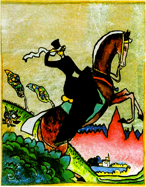 Une amazone, 1911, Vassily Kandinsky