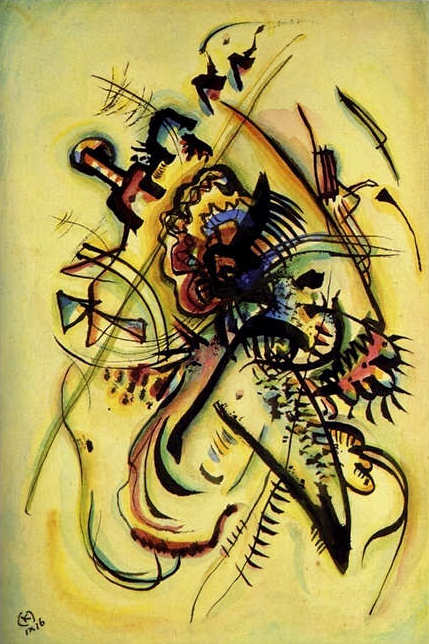 À une voix, 1916, Vassily Kandinsky