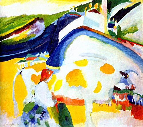 The Cow, 1910, Wassily Kandinsky