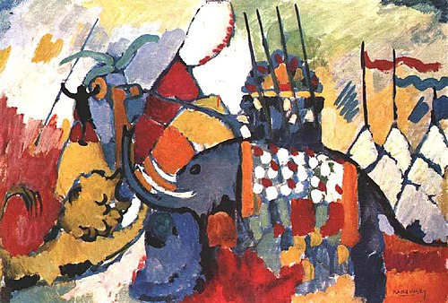 The Elephant, 1908, Wassily Kandinsky