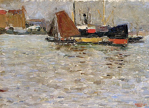 Rotterdam Sun, 1906, Wassily Kandinsky