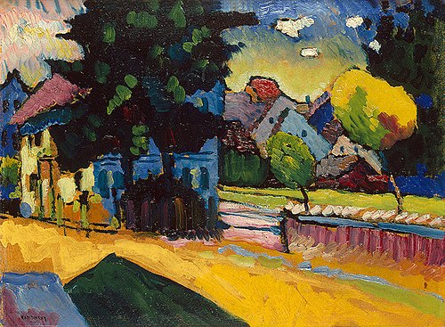 Vue de Murnau, 1908, Vassily Kandinsky