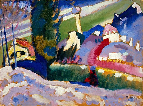 Winter Landscape with Church, 1910, Vassily Kandinsky