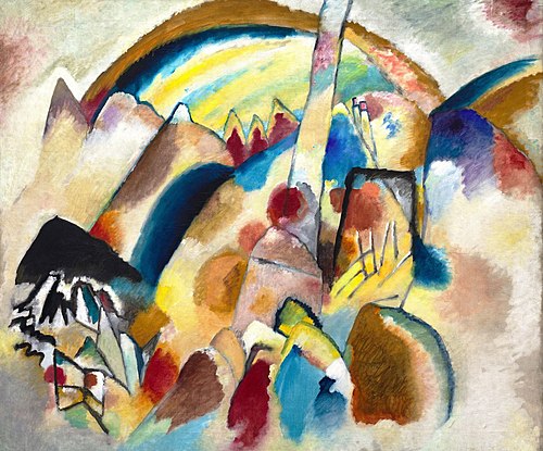 Landscape with Red Spots, No. 2, 1913, Vassily Kandinsky