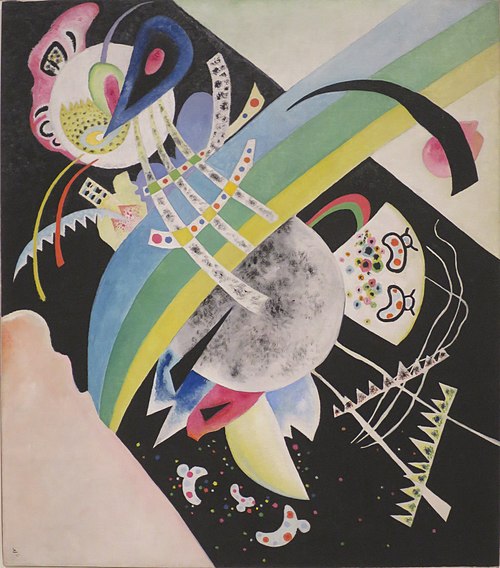 Circles on Black, 1921, Vassily Kandinsky