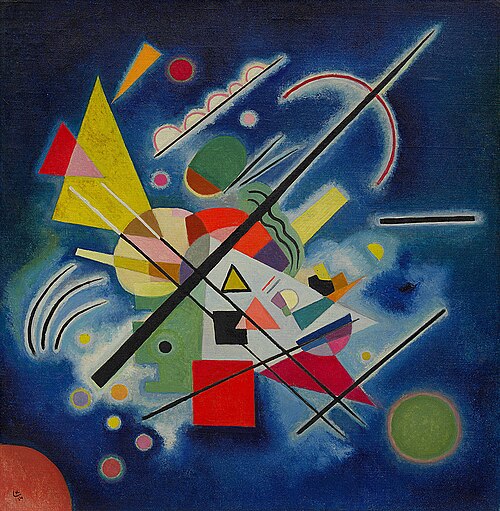 Blue Painting, 1924, Vassily Kandinsky