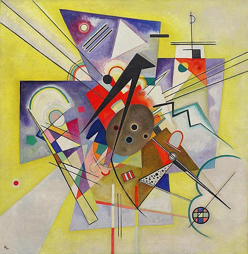 Yellow Accompaniment, 1924, Vassily Kandinsky