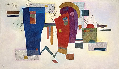 Contraste accompagné, 1935, Vassily Kandinsky