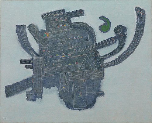 Accent vert, 1935, Vassily Kandinsky