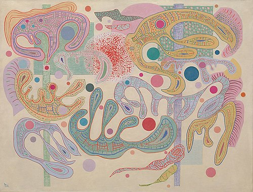 Formes capricieuses, 1937, Vassily Kandinsky