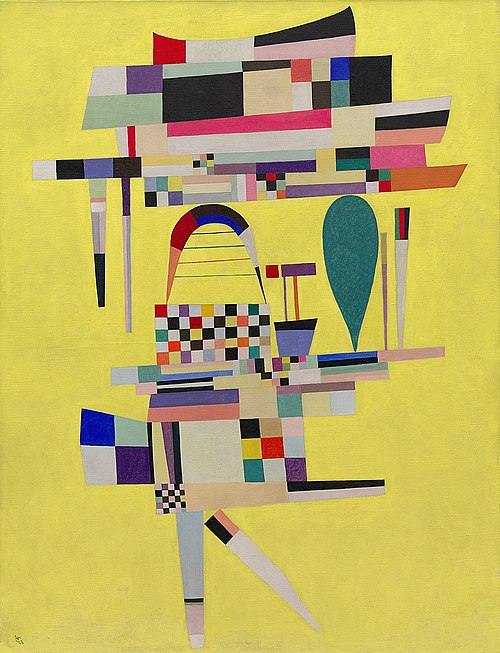 La Toile jaune, 1938, Vassily Kandinsky