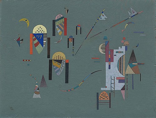 Accents verticaux, 1942, Vassily Kandinsky