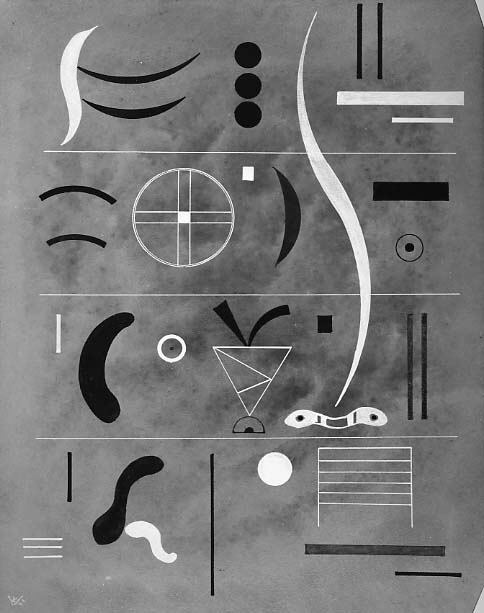 Four Parts, 1932, Wassily Kandinsky
