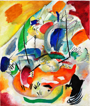 Improvisation 31 (Sea Battle), 1913, Wassily Kandinsky