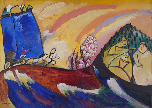Painting with Troika, 1911, Wassily Kandinsky