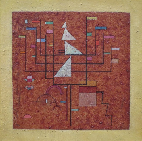 Yellow Border, 1930, Wassily Kandinsky