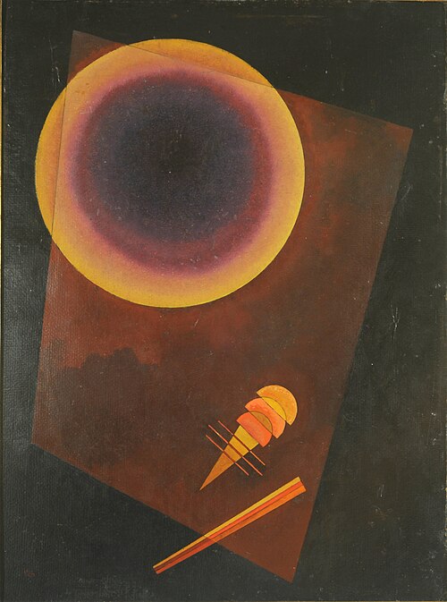Circle (with brown), 1929, Wassily Kandinsky