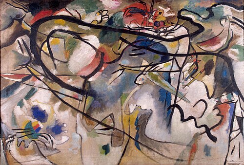 Sketch for Composition V, 1911, Wassily Kandinsky