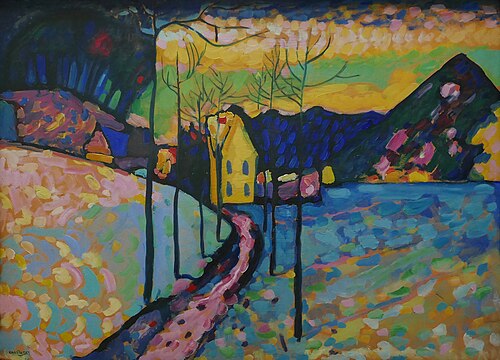 Winter Landscape, 1909, Wassily Kandinsky