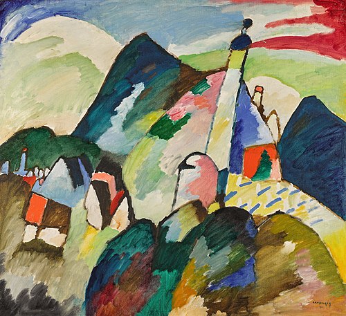 Church at Murnau, 1910, Vassily Kandinsky