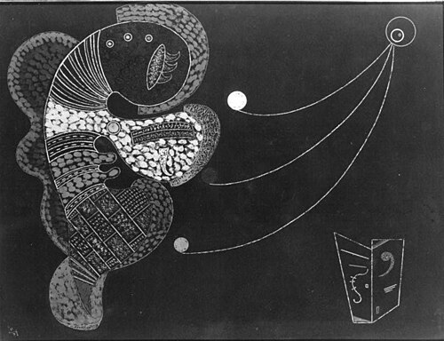 The Fat and the Thin, 1937, Wassily Kandinsky