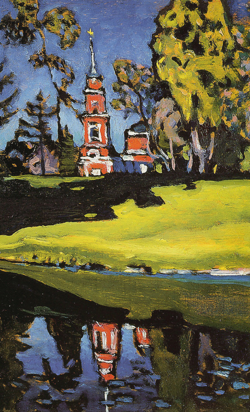Akhtyrka, Red Church, 1900, Wassily Kandinsky
