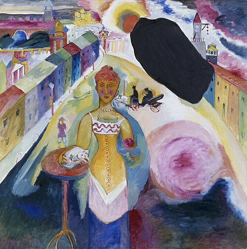 Woman in Moscow, 1912, Vassily Kandinsky