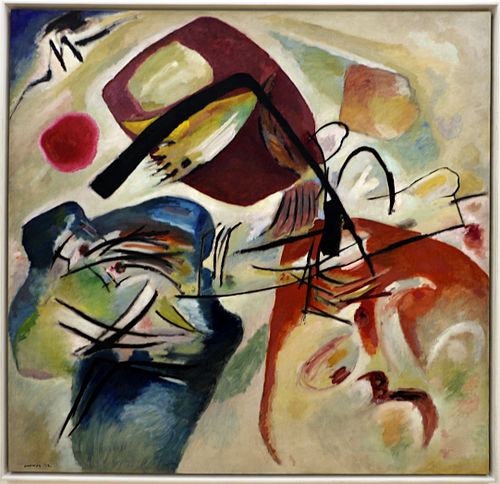 Avec l'arc noir, 1912, Vassily Kandinsky