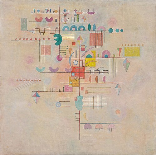 Montée gracieuse, 1934, Vassily Kandinsky