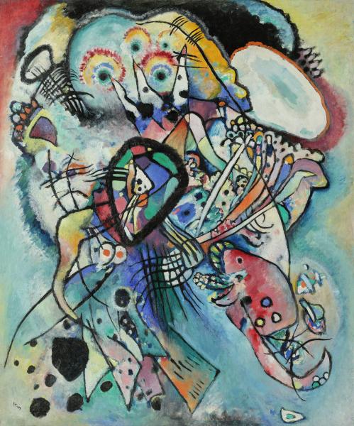 Two Ovals, 1919, Wassily Kandinsky