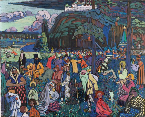 La Vie colorée, 1907, Vassily Kandinsky