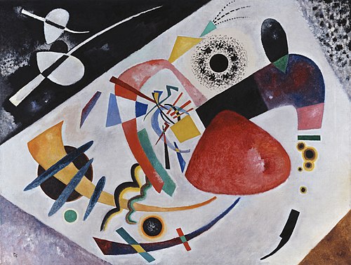 Tache rouge II, 1921, Vassily Kandinsky