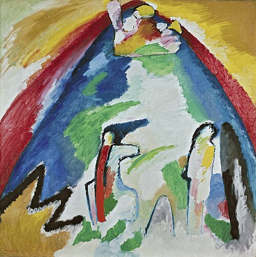 Mountain, 1909, Vassily Kandinsky