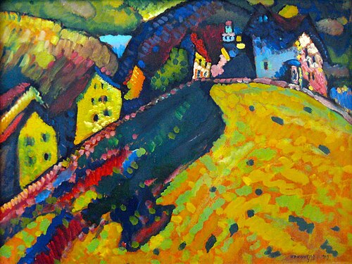 Summer Landscape, 1909, Wassily Kandinsky