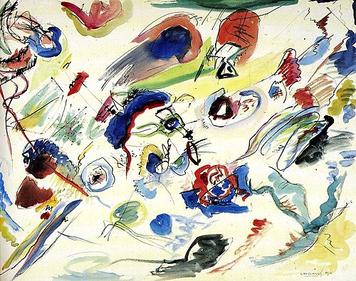 Sans titre, 1910, Vassily Kandinsky