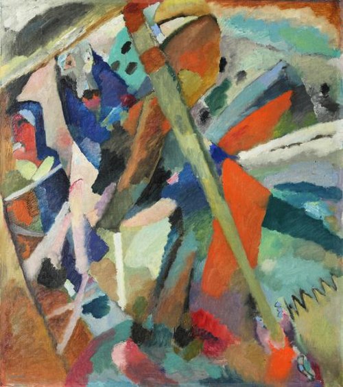 St. George (II), 1911, Wassily Kandinsky