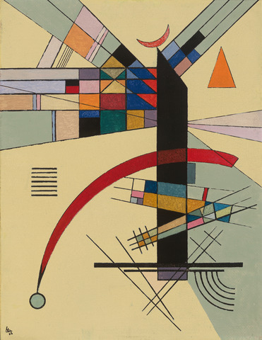 Small Yellow, 1926, Wassily Kandinsky