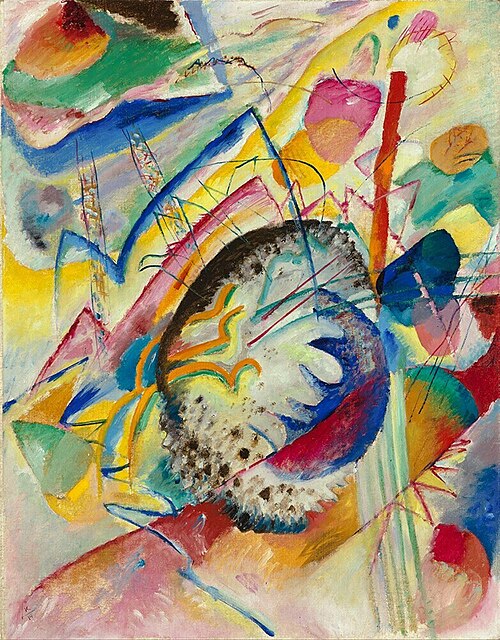 Large study, 1914, Wassily Kandinsky