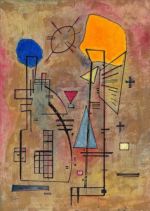 One-Two, 1929, Wassily Kandinsky